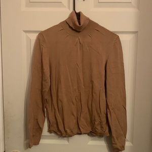 Tan turtleneck